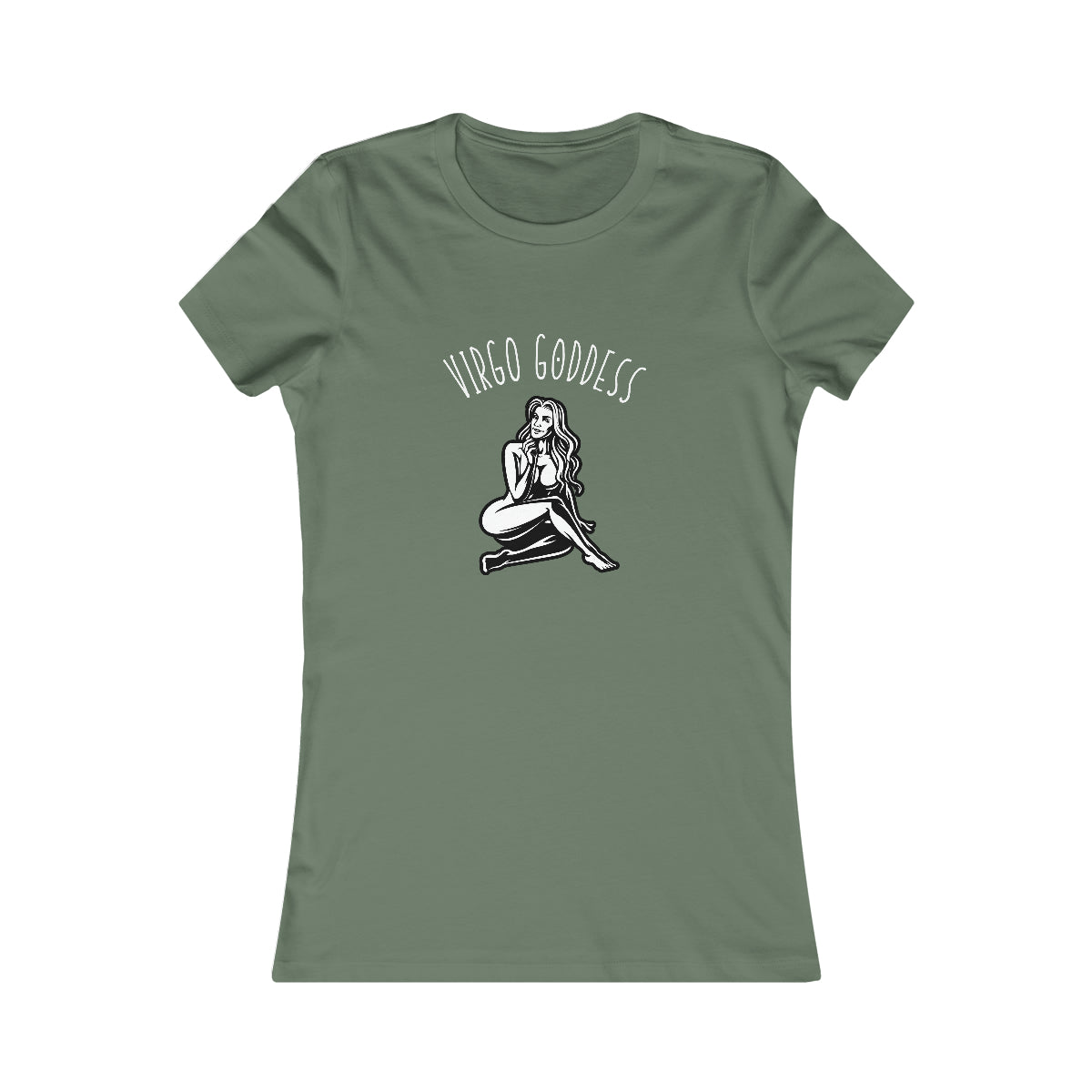 Virgo Zodiac Astrology T-Shirt Earth Sage Green Tee