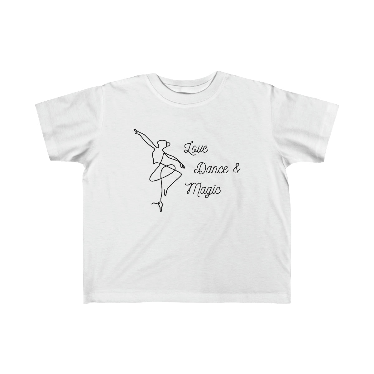Kid's Dance Love & Magic Fine Jersey Tee White