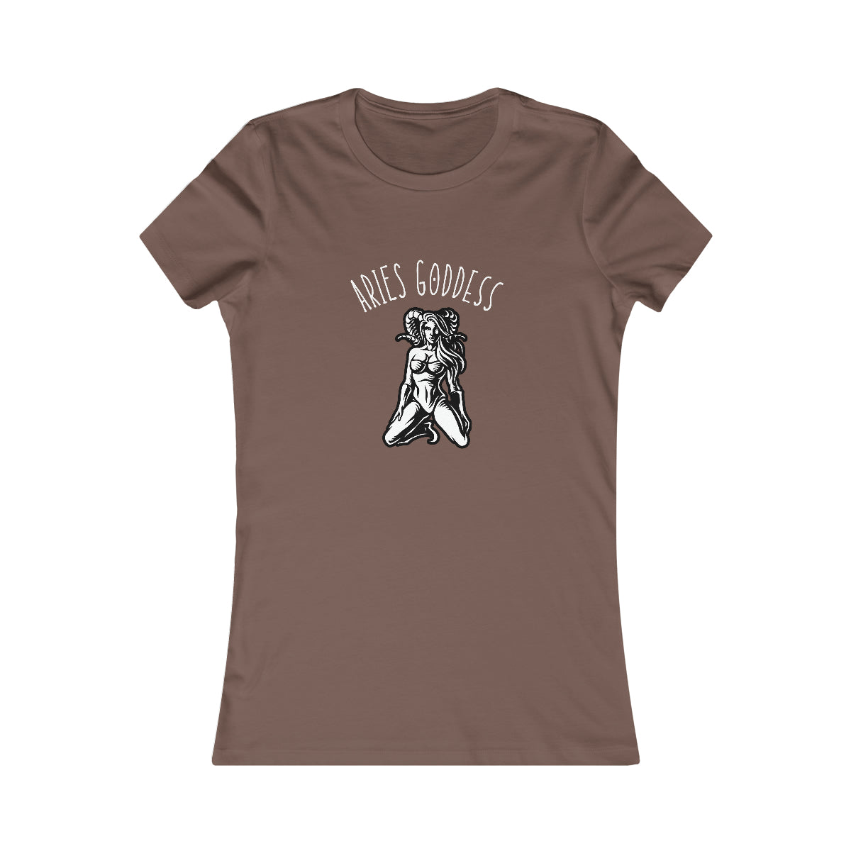 Aries Zodiac Astrology T-Shirt Earth Brown Tee