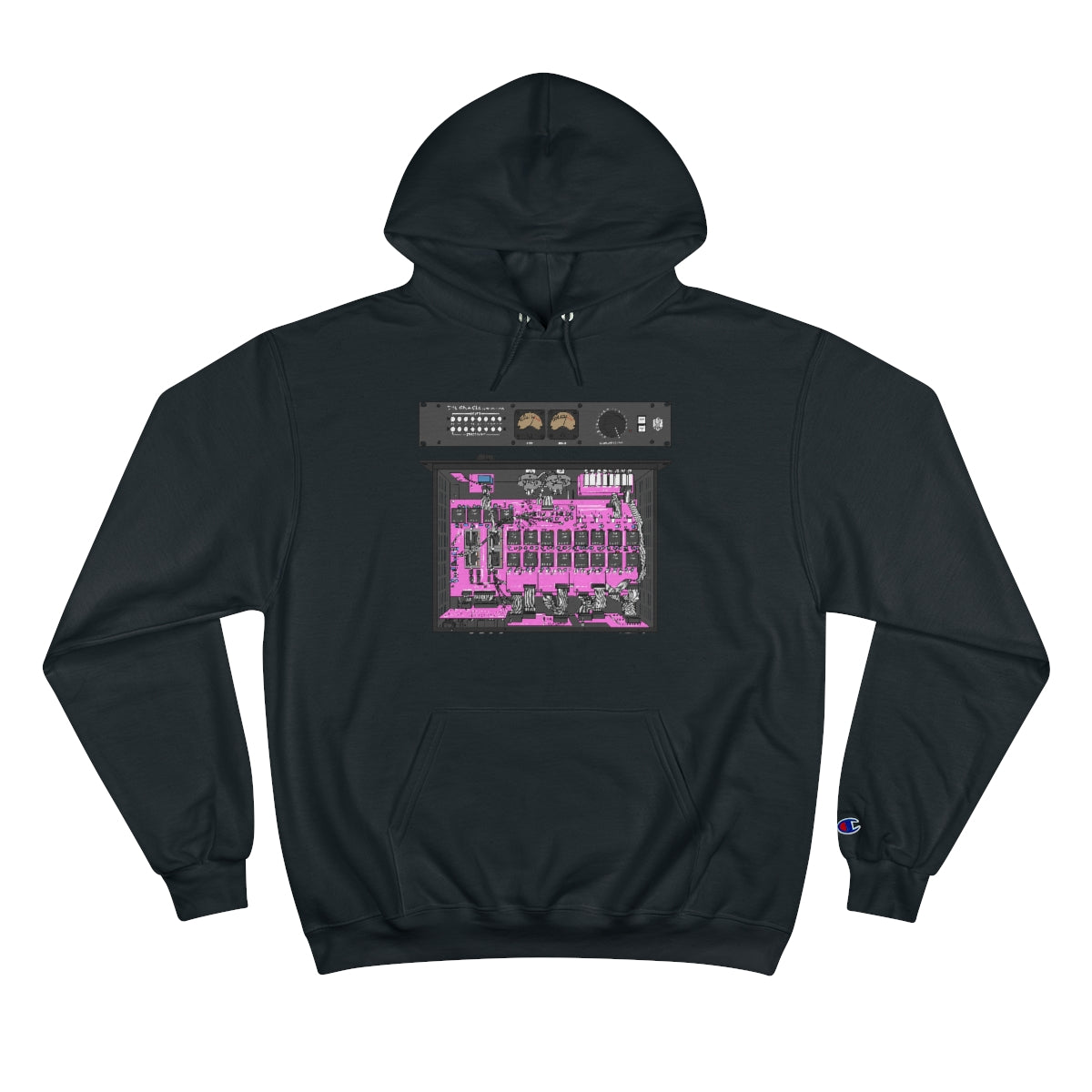 The Oracle Summing Mixer Pink PCB Hoodie