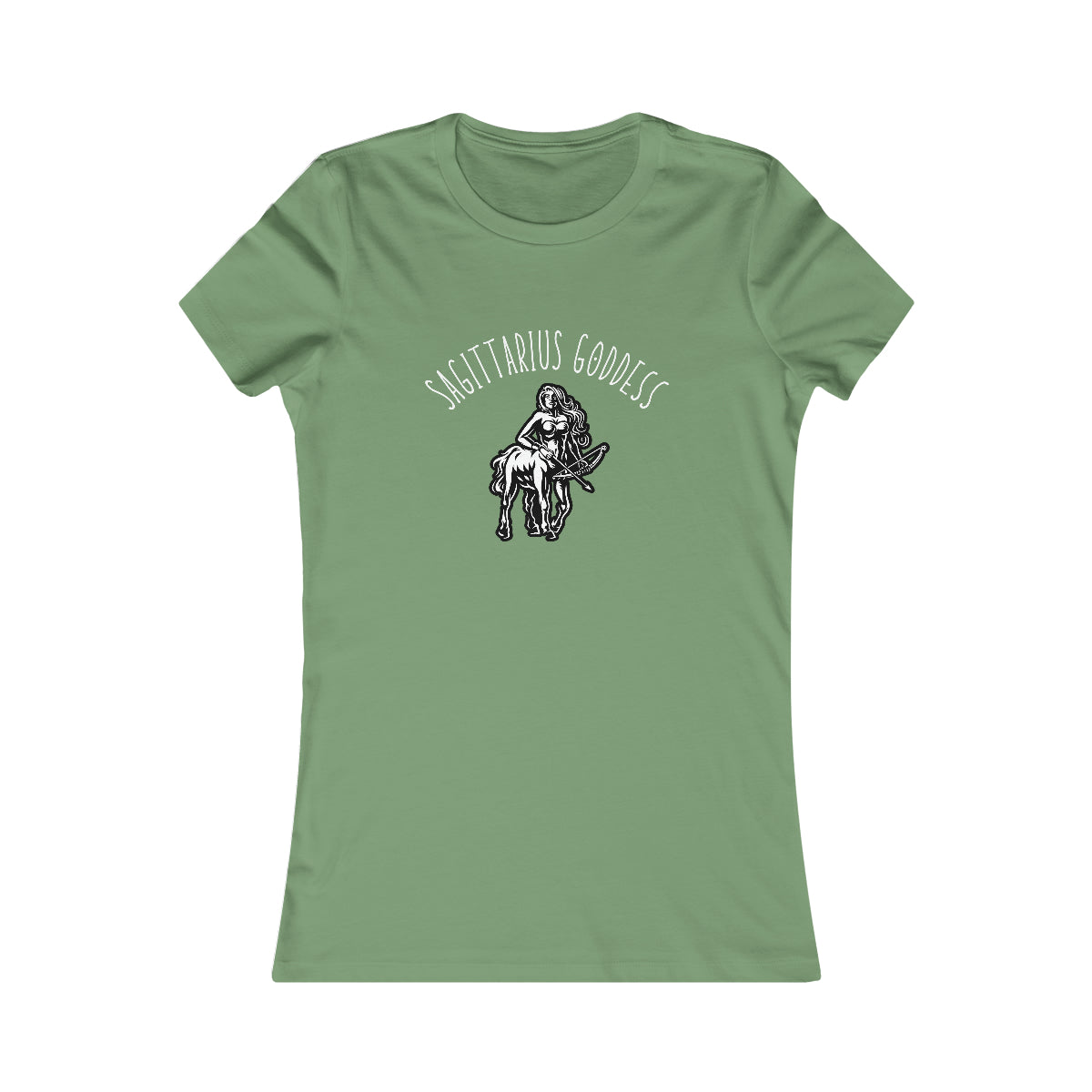 Sagittarius Zodiac Astrology T-Shirt Green Tea Tee