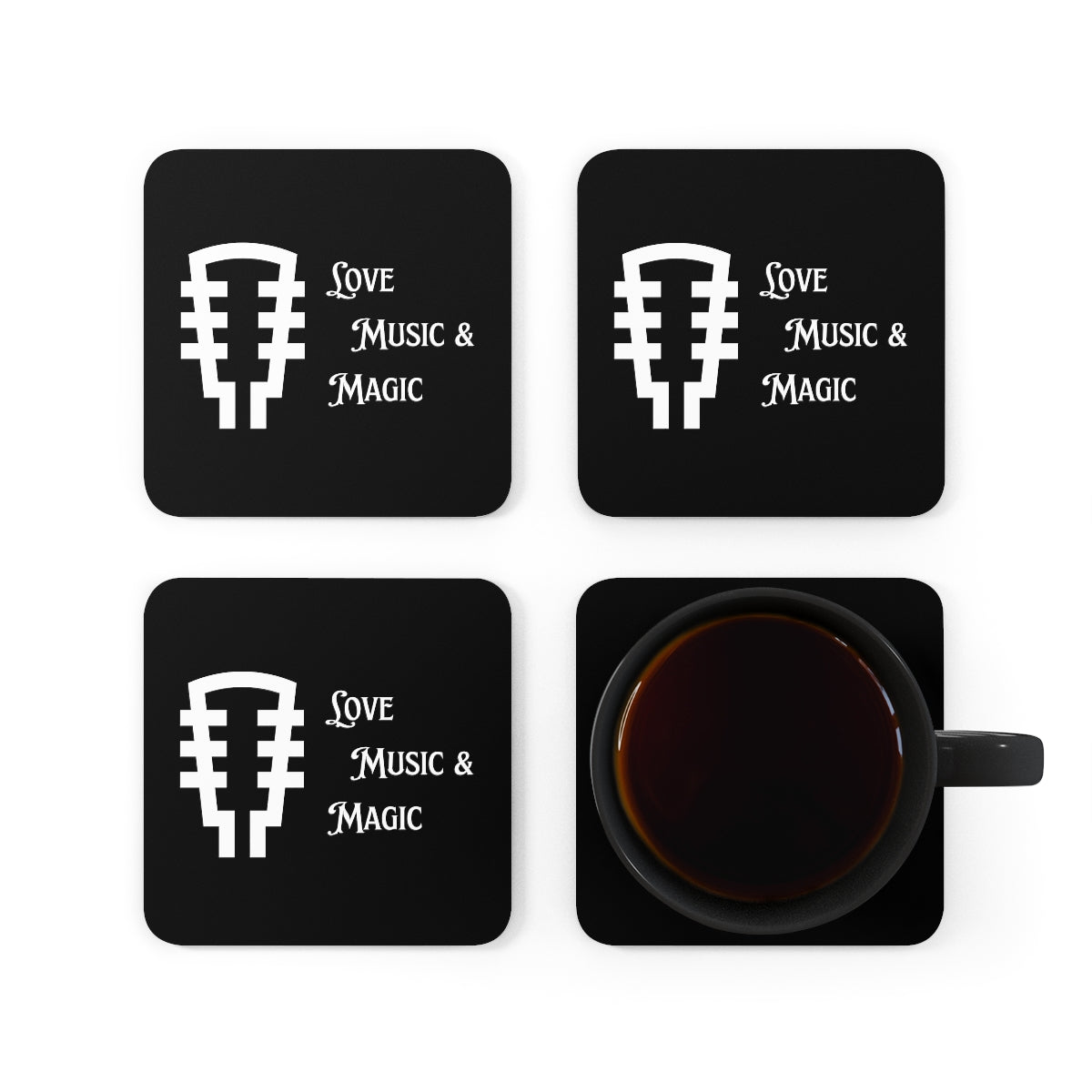 Corkwood Coaster Set