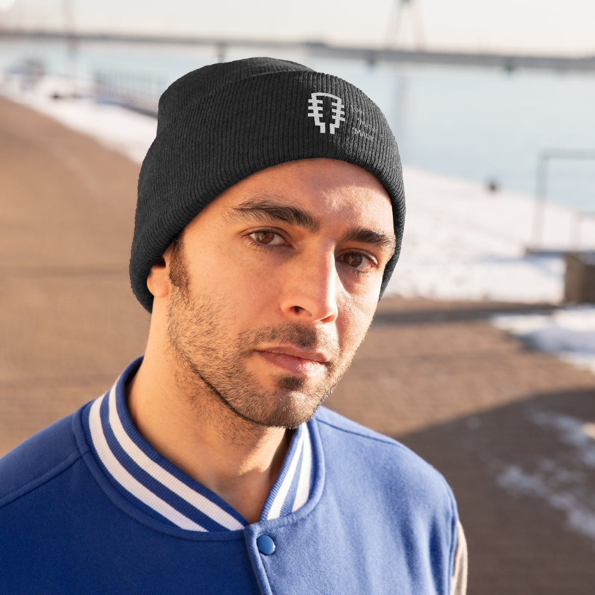 Knit Beanie LOVE MUSIC MAGIC