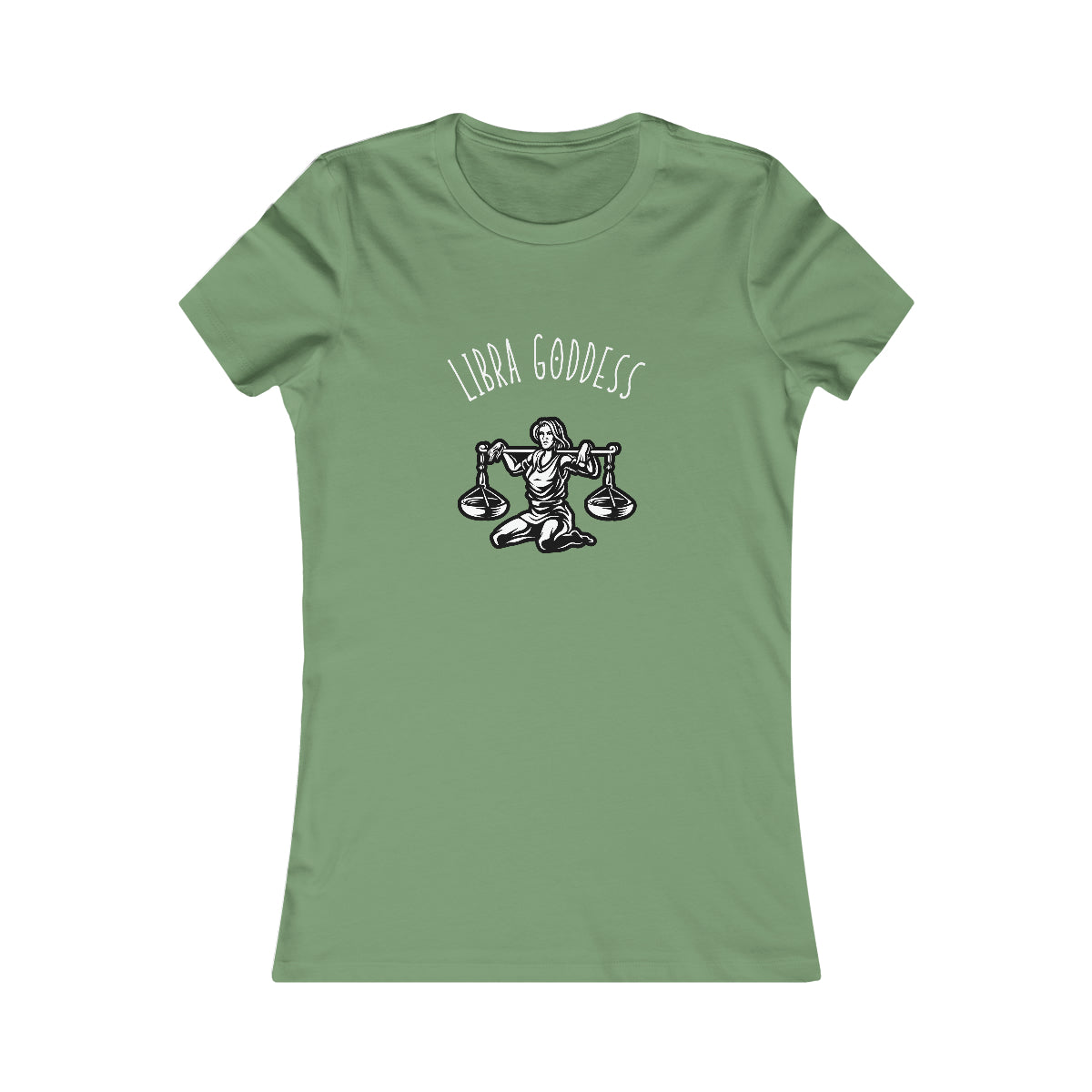 Libra Zodiac Astrology T-Shirt Green Tea Tee