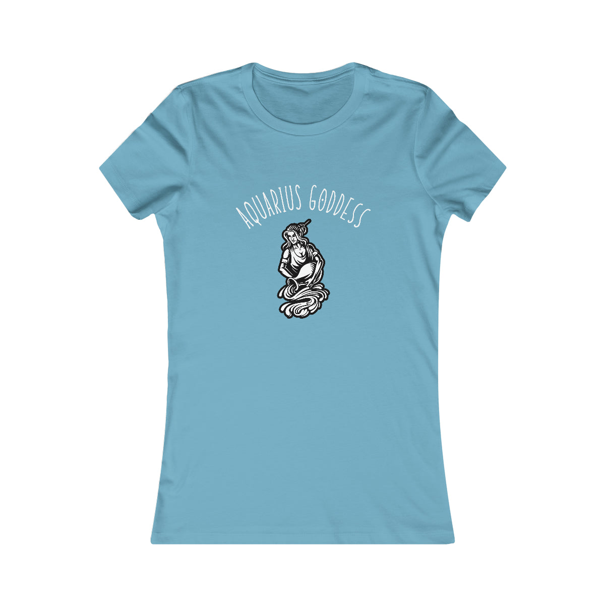 Aquarius Zodiac Astrology T-Shirt Blue Jay Tee