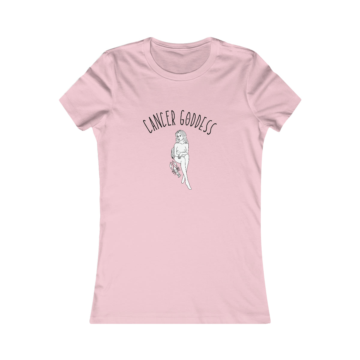 Cancer Zodiac Astrology T-Shirt Pink Tee