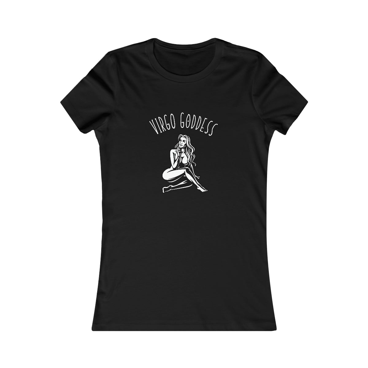 Virgo Zodiac Astrology T-Shirt Black Moon Tee