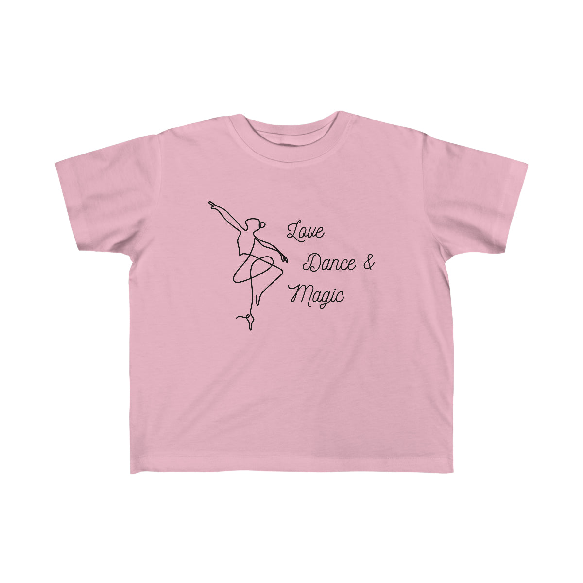 Kid's Dance Love & Magic Fine Jersey Tee Pink