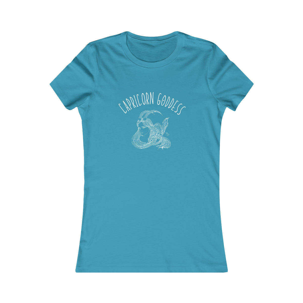 Capricorn Zodiac Astrology T-Shirt Aqua Tee