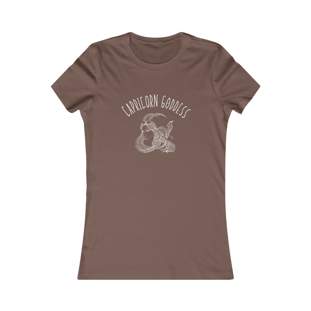 Capricorn Zodiac Astrology T-Shirt Earth Brown Tee