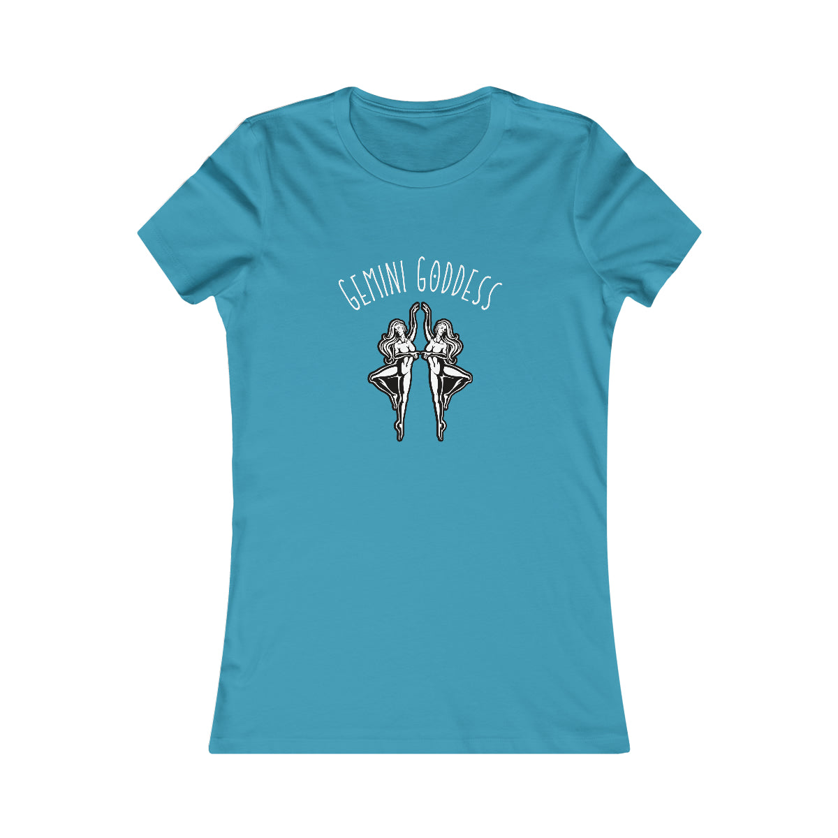 Gemini Zodiac Astrology T-Shirt Aqua Tee