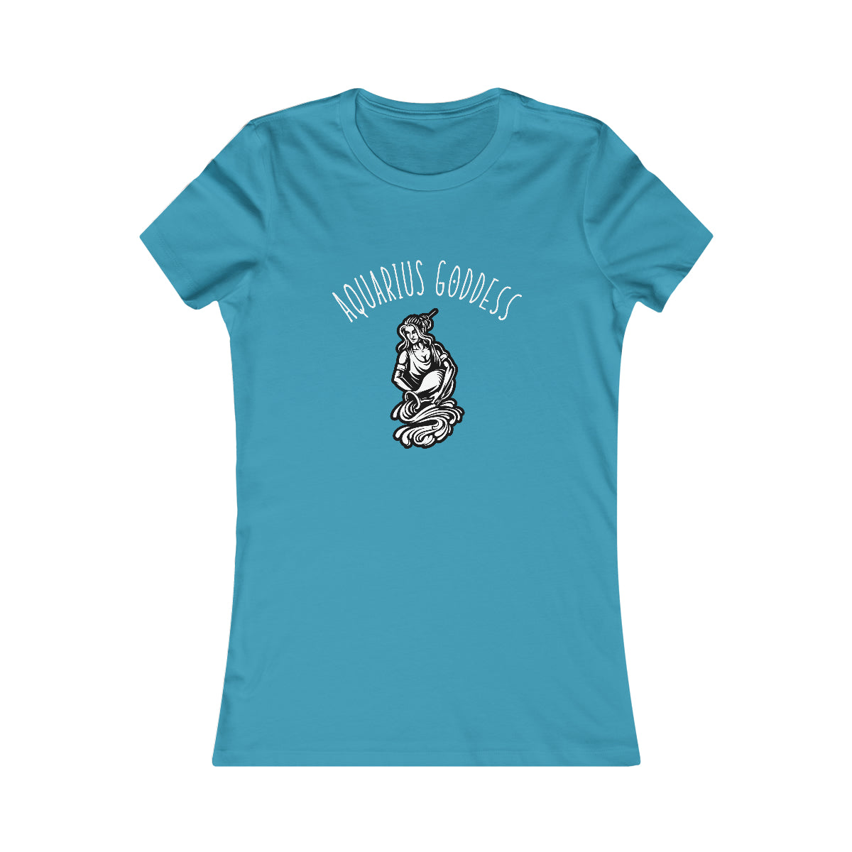 Aquarius Zodiac Astrology T-Shirt Aqua Tee