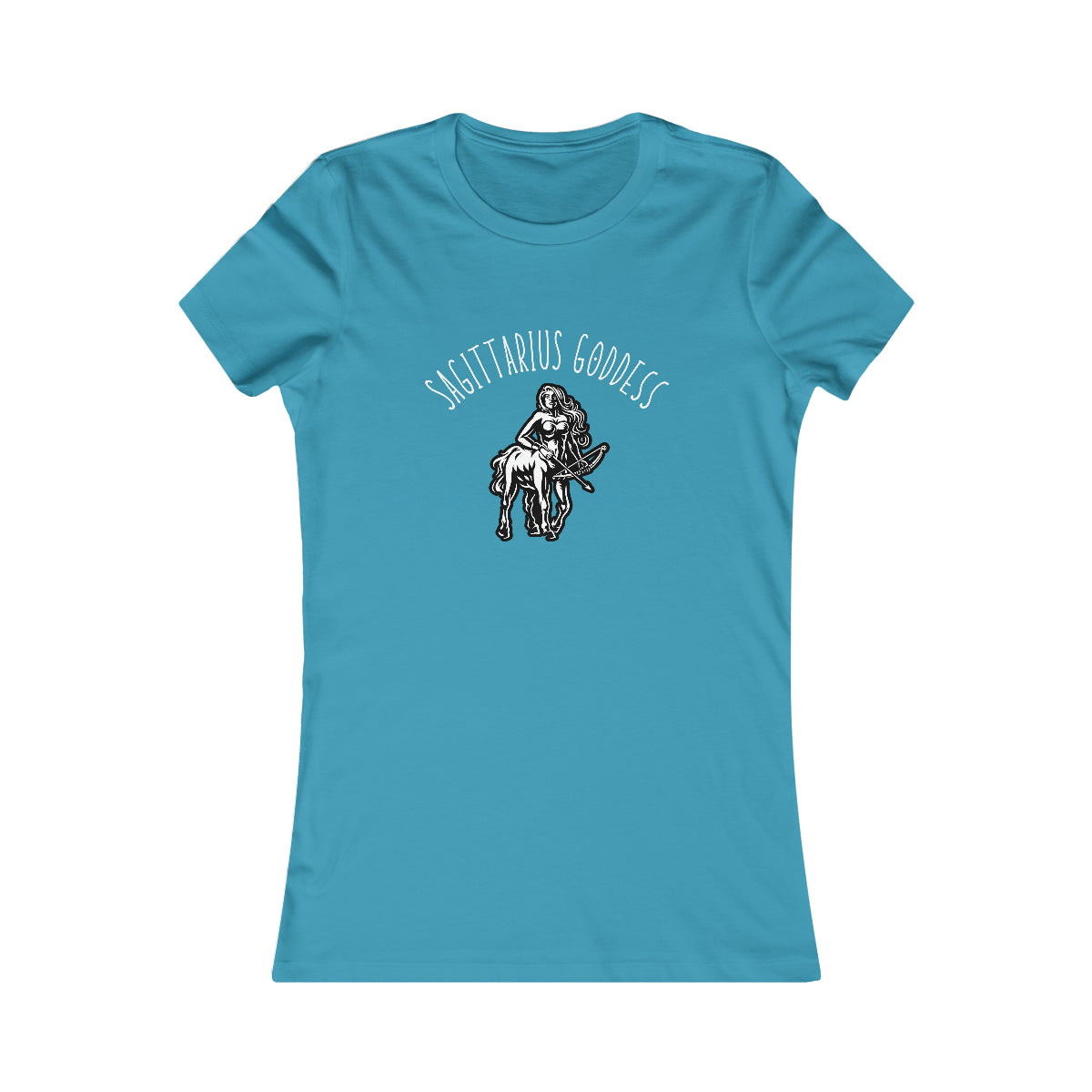 Sagittarius Zodiac Astrology T-Shirt Aqua Tee