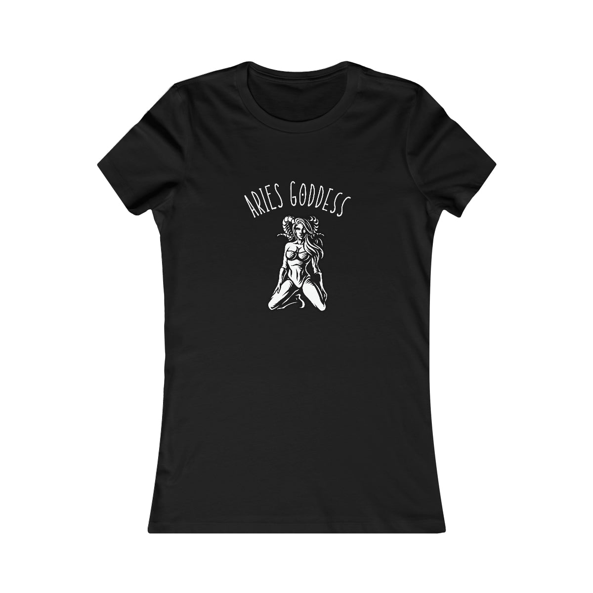 Aries Zodiac Astrology T-Shirt Black Moon Tee