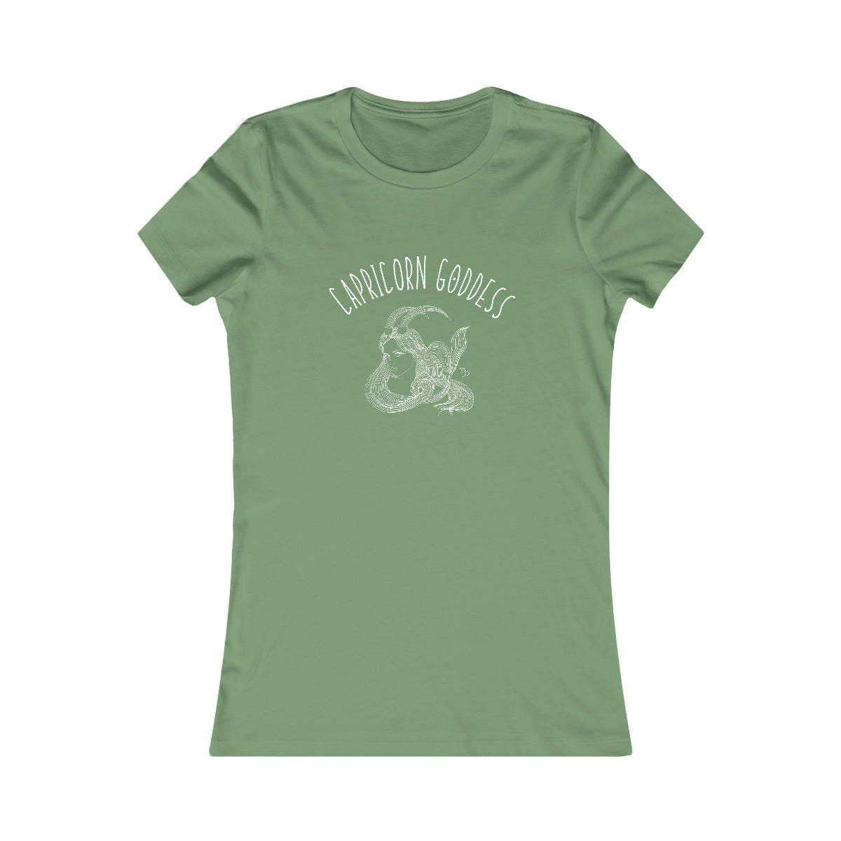 Capricorn Zodiac Astrology T-Shirt Green Tea Tee