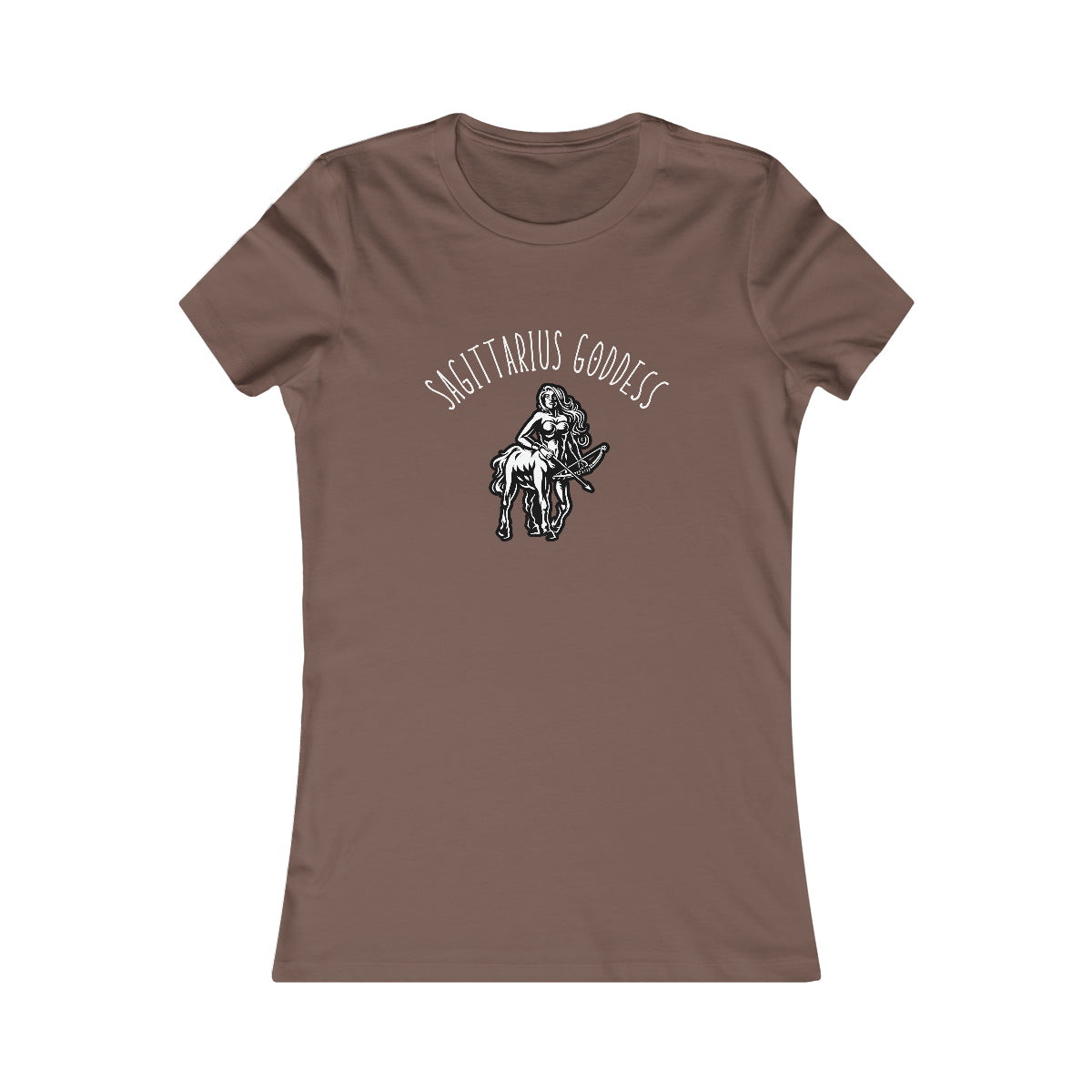 Sagittarius Zodiac Astrology T-Shirt Earth Brown Tee