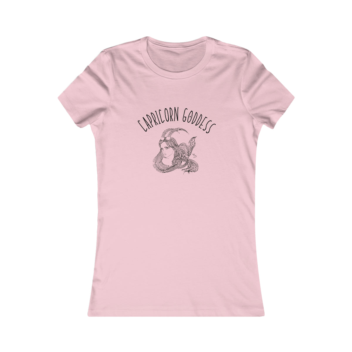 Capricorn Zodiac Astrology T-Shirt Pink Tee