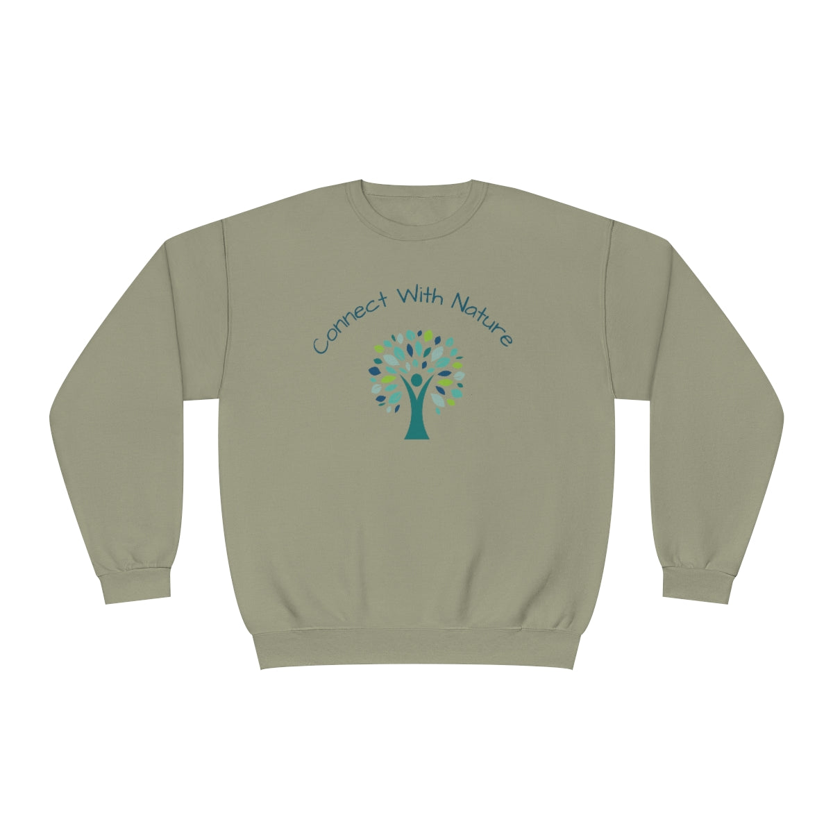 Connect with Nature Bohemian Fleece Sweat shirt Khaki