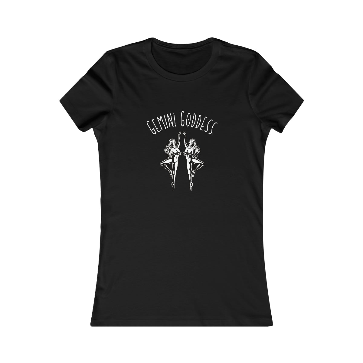 Gemini Zodiac Astrology T-Shirt Black Moon Tee