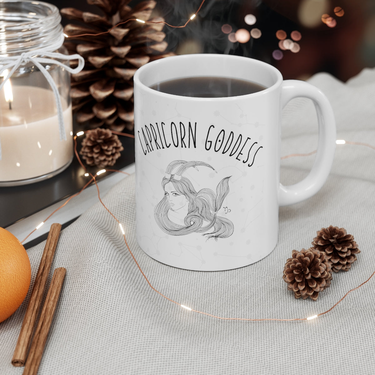 Capricorn Goddess Astrology Mug 1