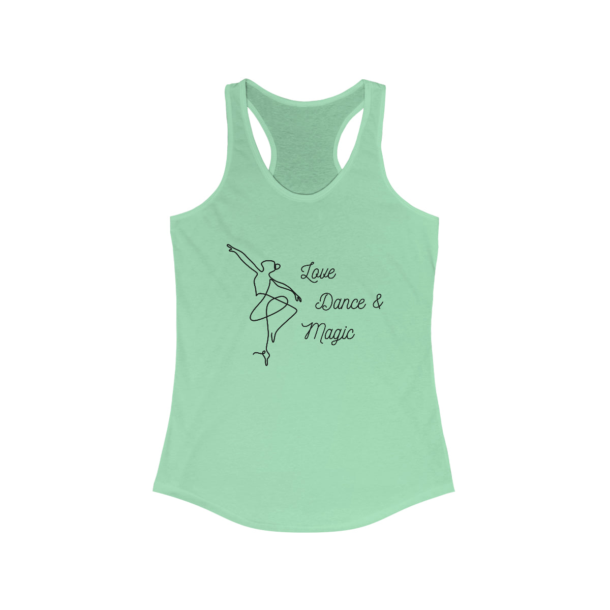 Magical Love Dance Active Tank Solid Mint