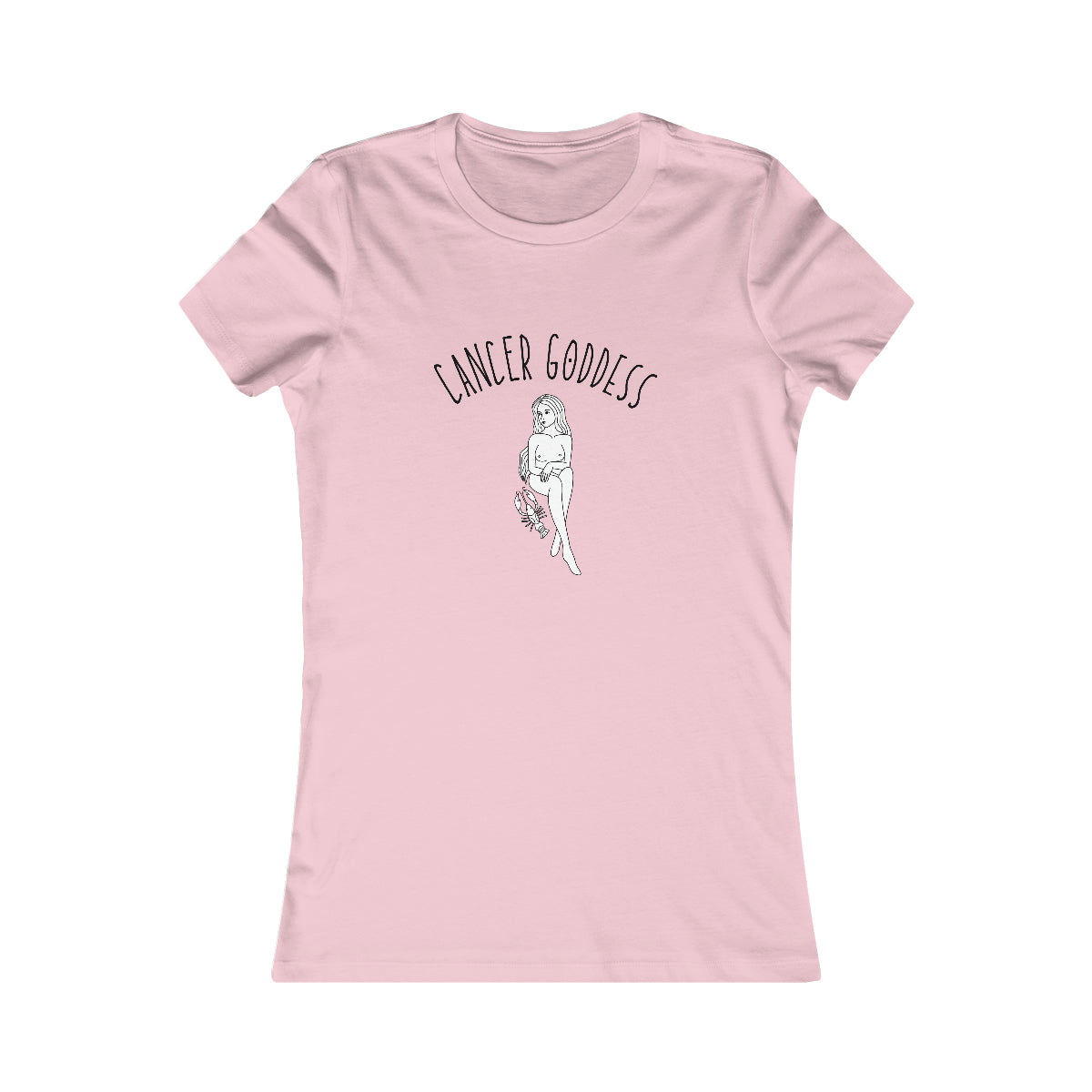 Cancer Zodiac Astrology T-Shirt Pink Tee