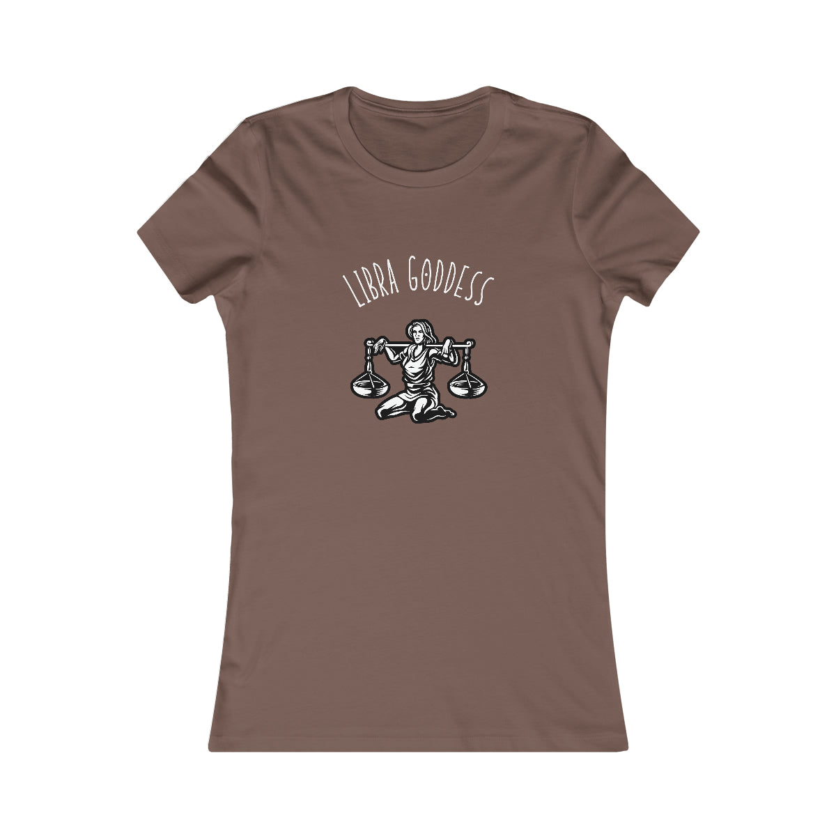 Libra Zodiac Astrology T-Shirt Earth Brown Tee