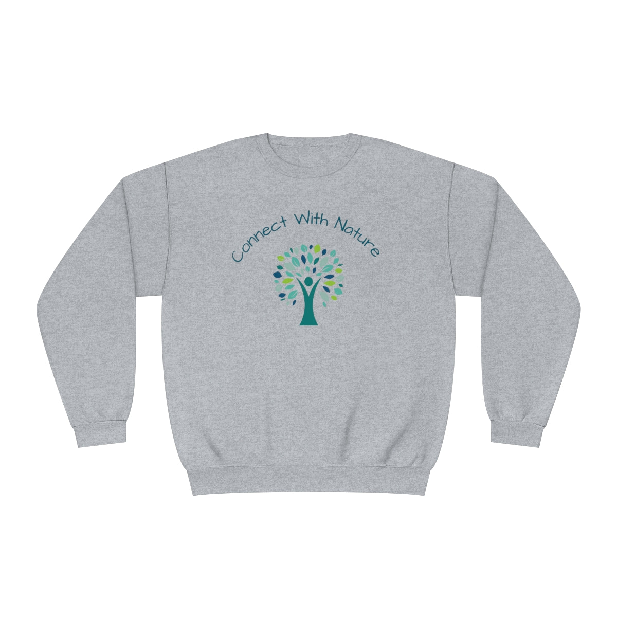 Connect with Nature Bohemian Fleece Sweatshirt Ash