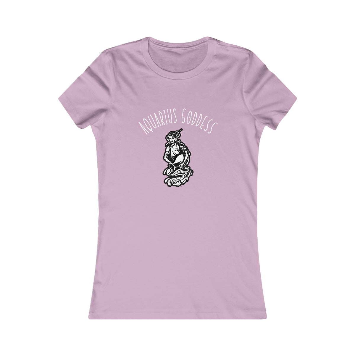 Aquarius Zodiac Astrology T-Shirt Lilac Tee