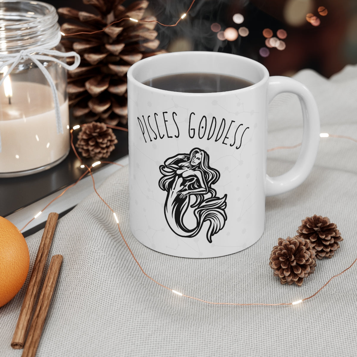 Pisces Goddess Astrology Mug 1