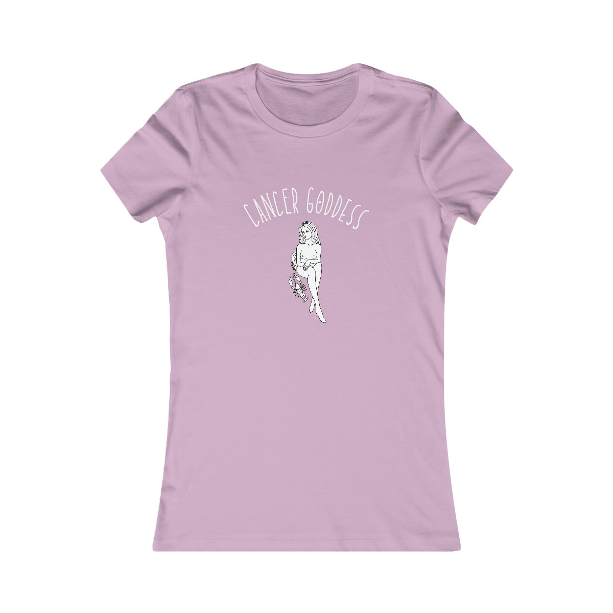 Cancer Zodiac Astrology T-Shirt Lilac Tee