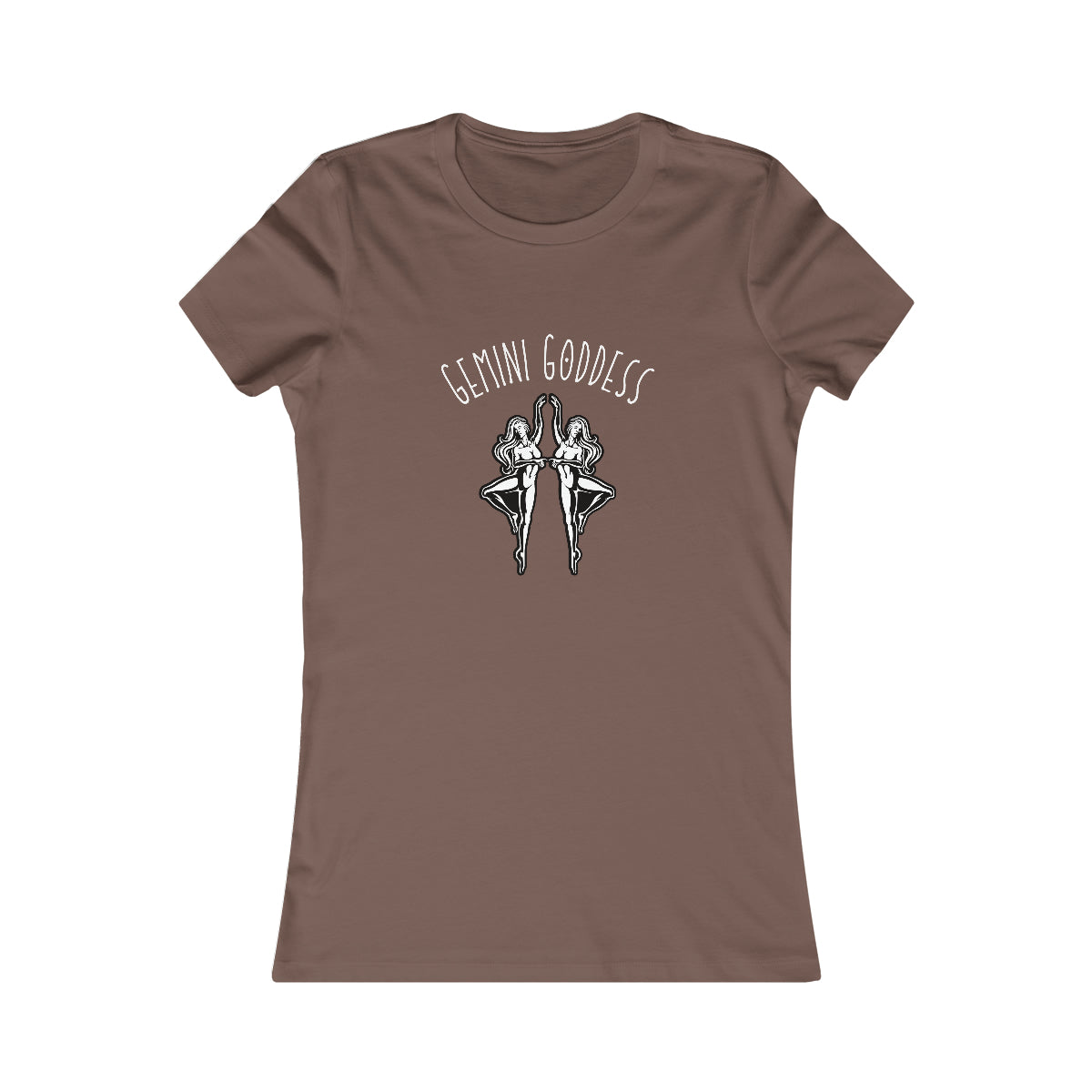 Gemini Zodiac Astrology T-Shirt Earth Brown Tee