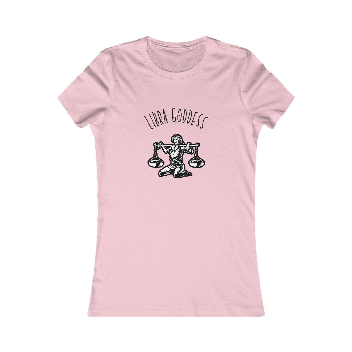 Libra Zodiac Astrology T-Shirt Pink Tee
