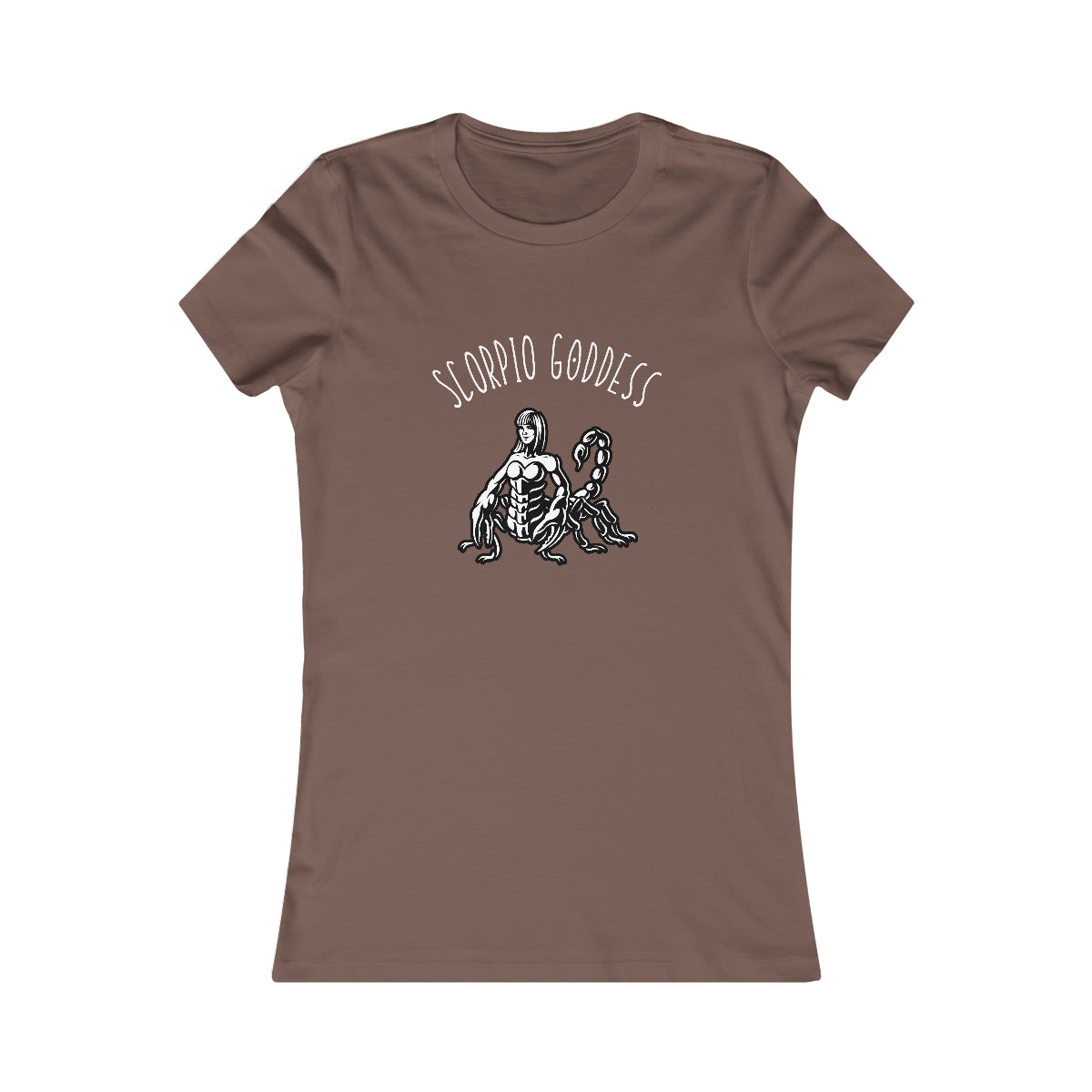 Scorpio Zodiac Astrology T-Shirt Earth Brown Tee