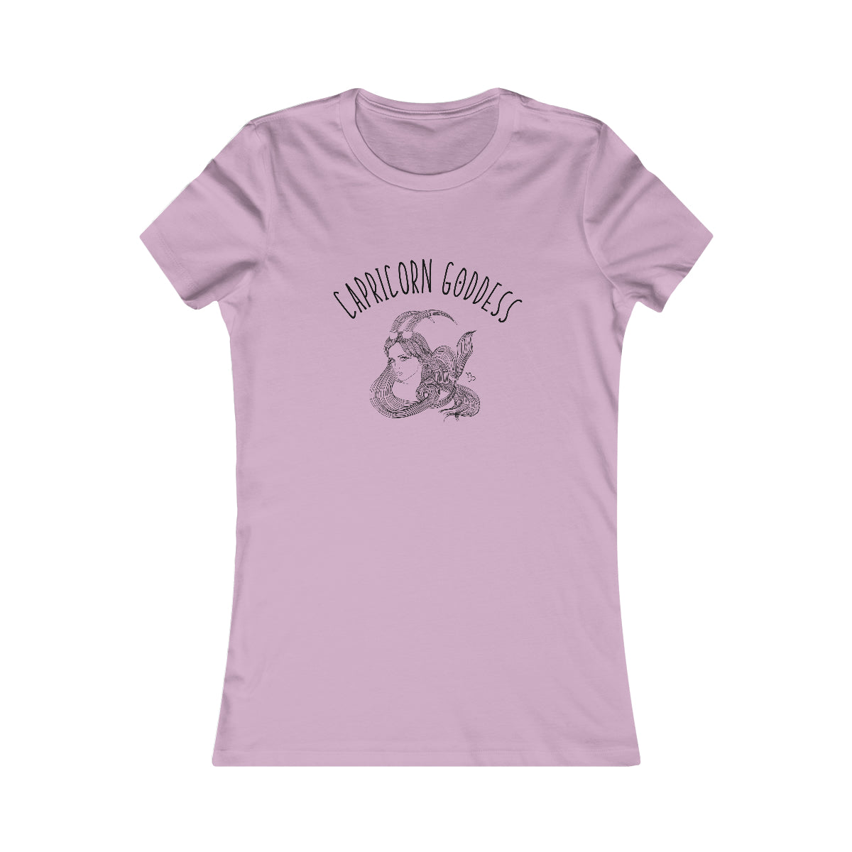 Capricorn Zodiac Astrology T-Shirt Lilac Tee