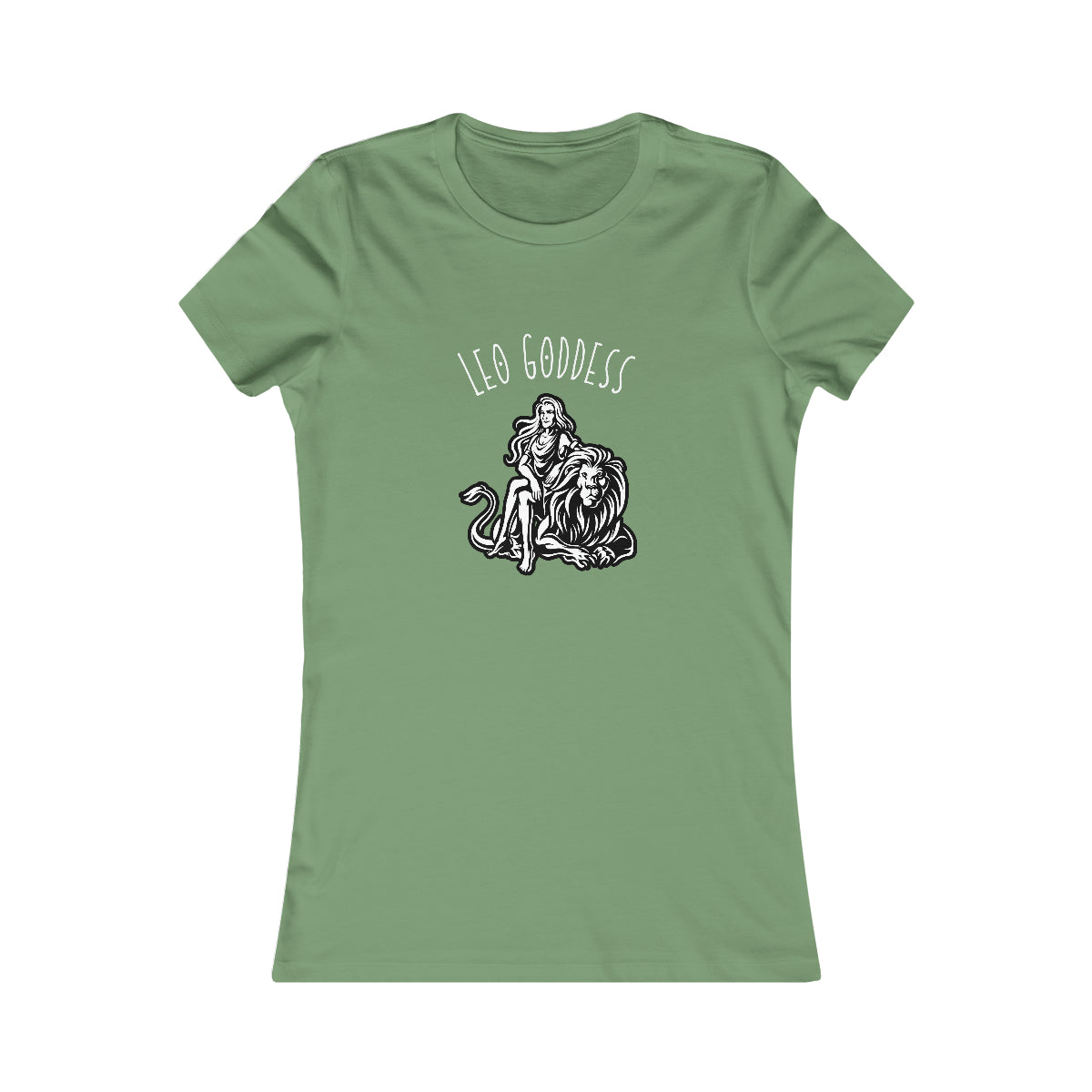 Leo Zodiac Astrology T-Shirt Green Tea Tee