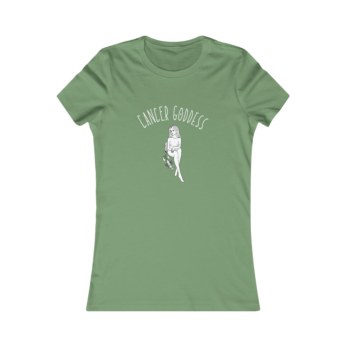 Cancer Zodiac Astrology T-Shirt Green Tea Tee