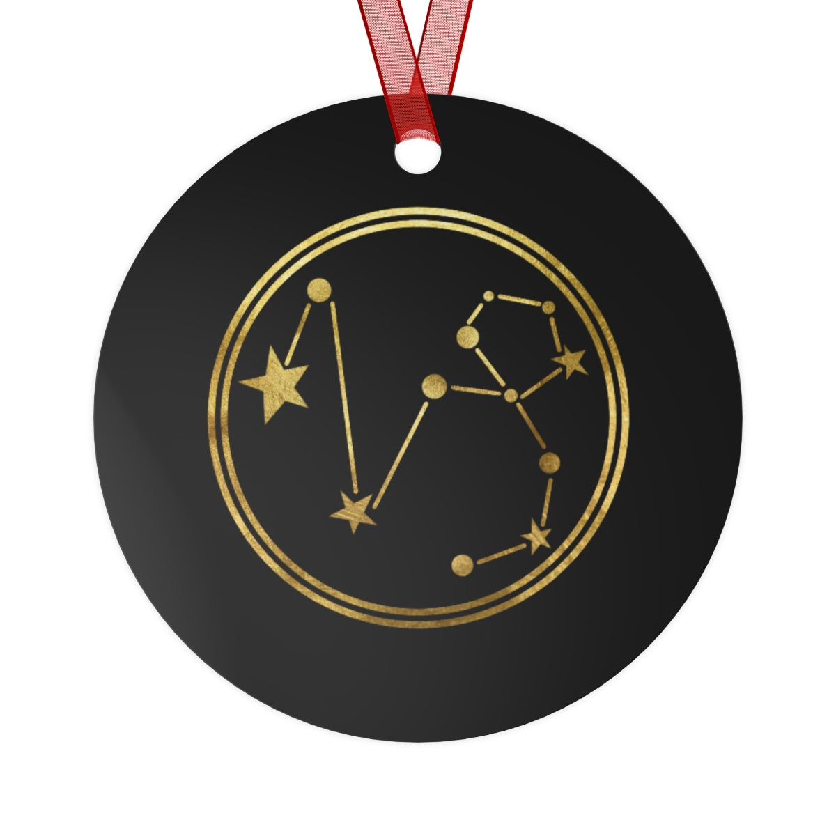 Capricorn Sign Gold Zodiac Spirit Ornament 